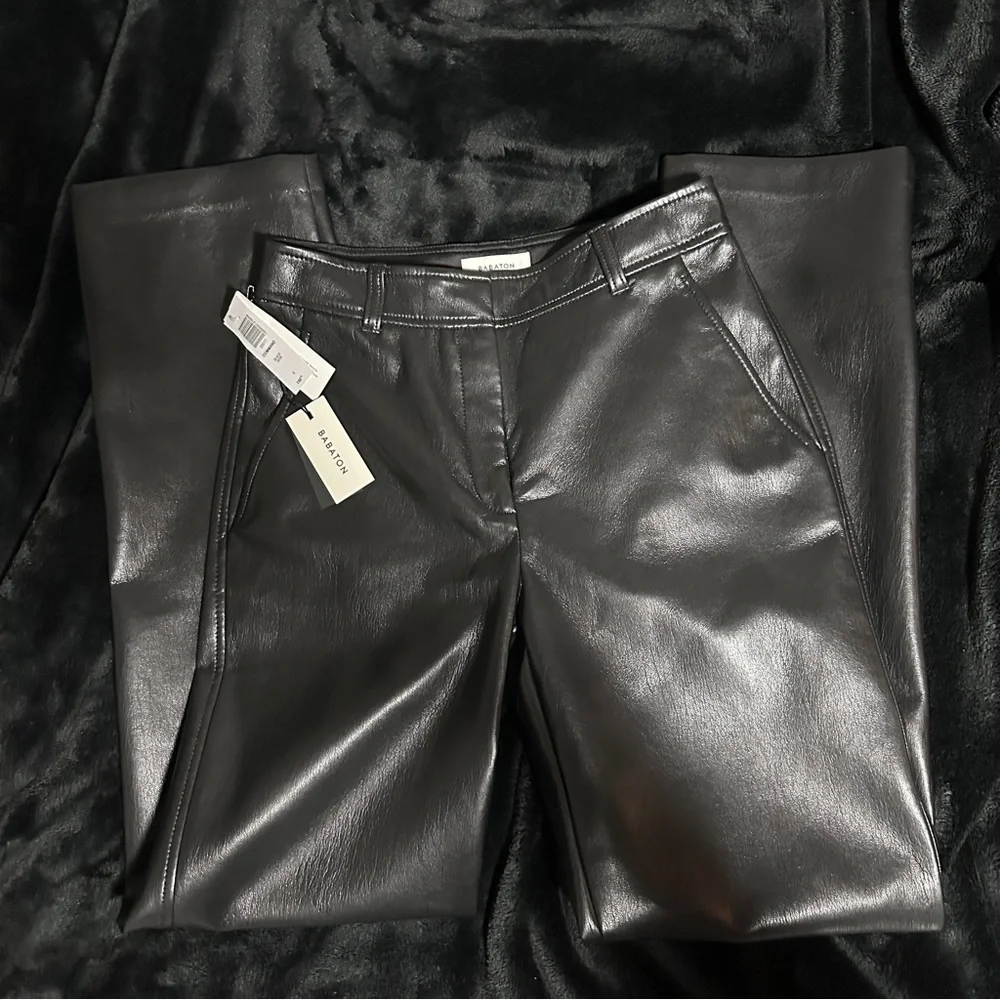 NWT Aritzia babaton vegan leather pants - Picture 2 of 4